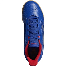 Sapatos de interior adidas Predator 19.4 In Sala Jr CM8551 azul azul 2
