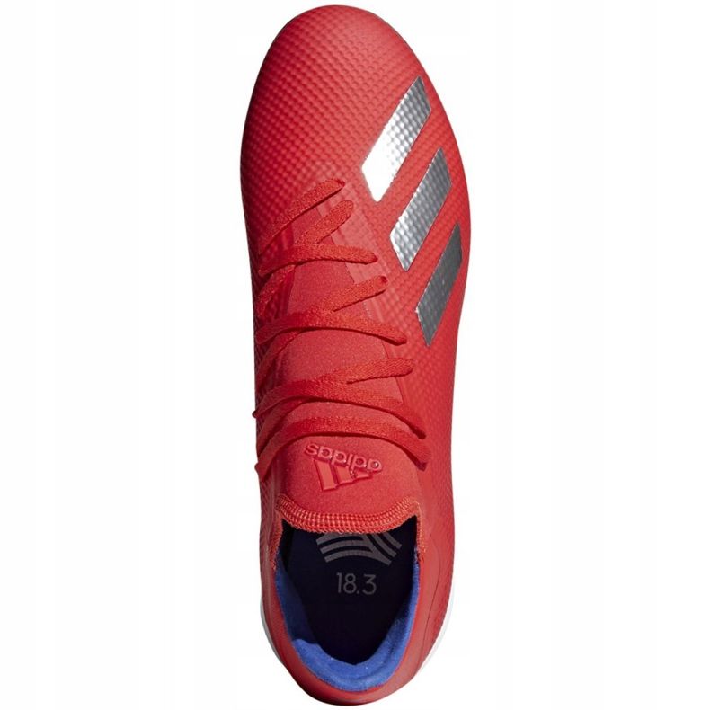 Chuteiras Adidas X 18.3 Tf M BB9399 multicolorido laranjas e vermelhos 1