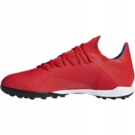 Chuteiras Adidas X 18.3 Tf M BB9399 multicolorido laranjas e tintos 2