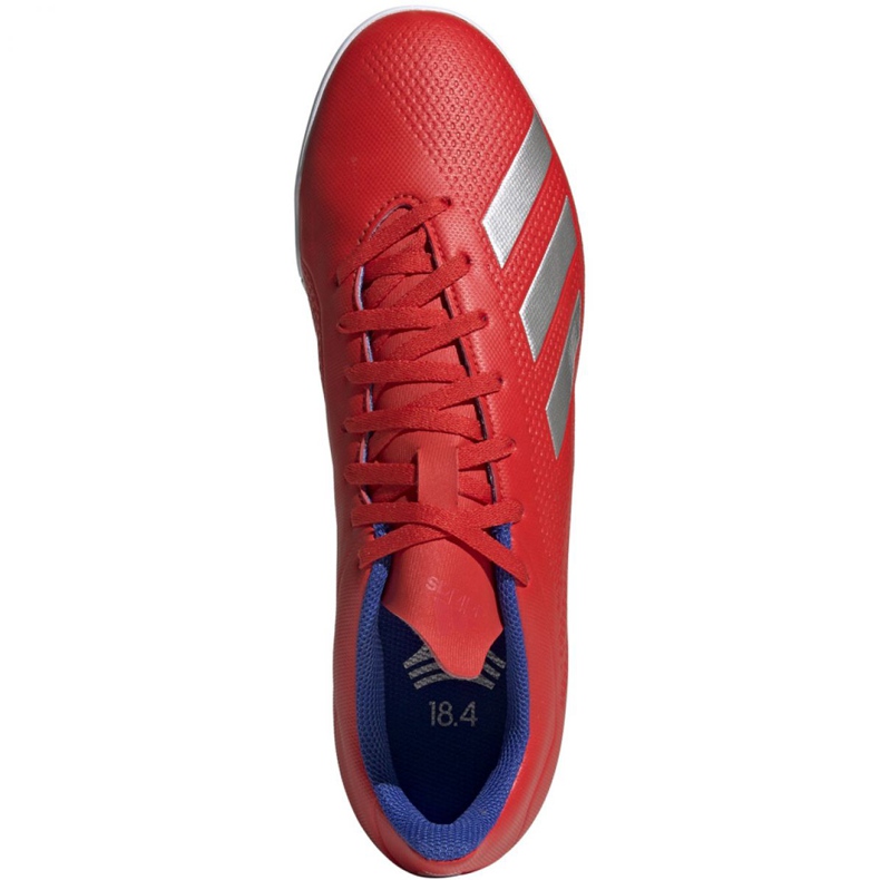 Chuteiras Adidas X 18.4 Tf M BB9413 multicolorido vermelho 1
