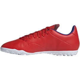 Chuteiras Adidas X 18.4 Tf M BB9413 multicolorido vermelho 2