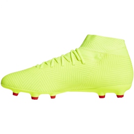 Chuteiras Adidas Nemeziz 18.3 Fg M BB9438 multicolorido amarelo 2