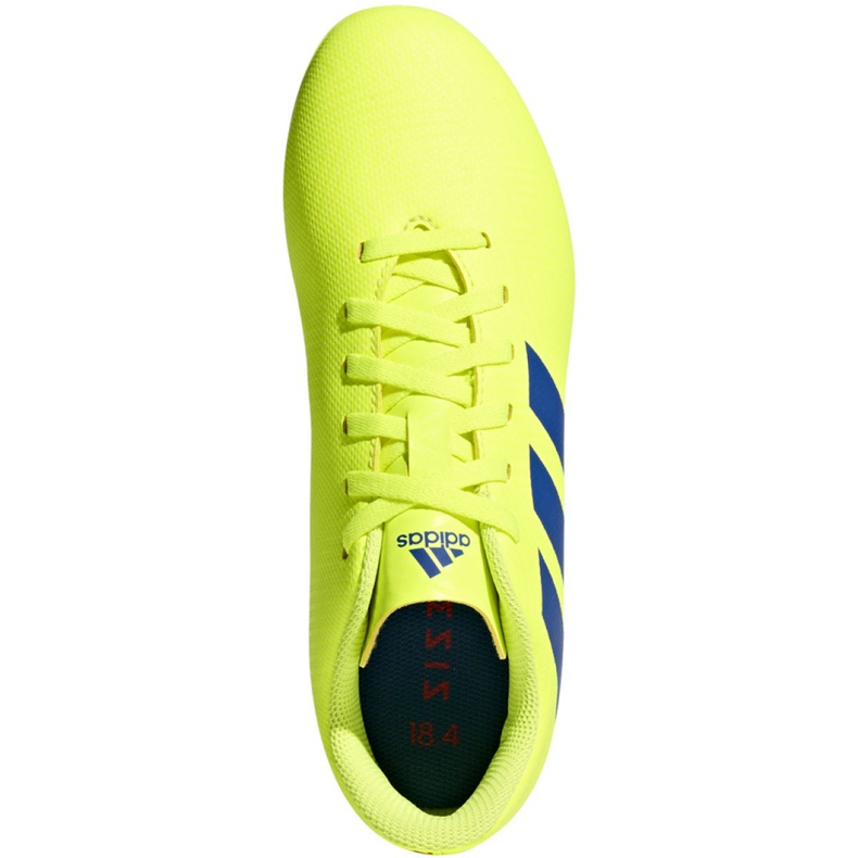 Chuteiras Adidas Nemeziz 18.4 FxG Jr CM8509 multicolorido amarelo 1 Chuteiras Adidas Nemeziz 18.4 FxG Jr CM8509 multicolorido amarelo 1