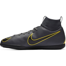 Sapatos de interior Nike Mercurial Superfly X 6 Club Ic Jr AH7346-070 preto cinza 1