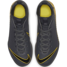 Sapatos de interior Nike Mercurial Superfly X 6 Club Ic Jr AH7346-070 preto cinza 2