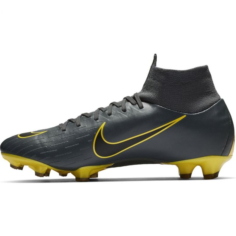 Chuteiras Nike Mercurial Superfly 6 Pro Fg M AH7368-070 preto cinza 1
