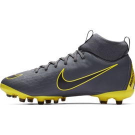 Chuteiras Nike Mercurial Superfly 6 Academy Mg Jr AH7337-070 multicolorido cinza 1