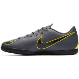 Sapatos de interior Nike Mercurial Vapor X 12 Club Ic Jr AH7354-070 cinza cinza 1