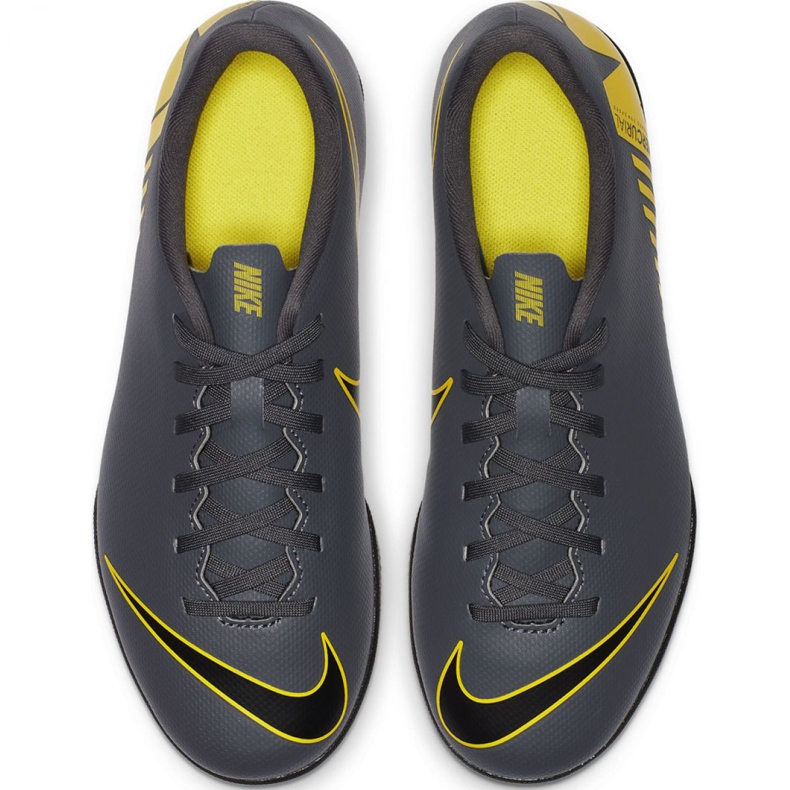 Sapatos de interior Nike Mercurial Vapor X 12 Club Ic Jr AH7354-070 cinza cinza 2