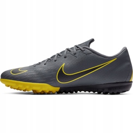 Chuteiras Nike Mercurial Vapor X 12 Academy Tf M AH7384-070 preto cinza 1