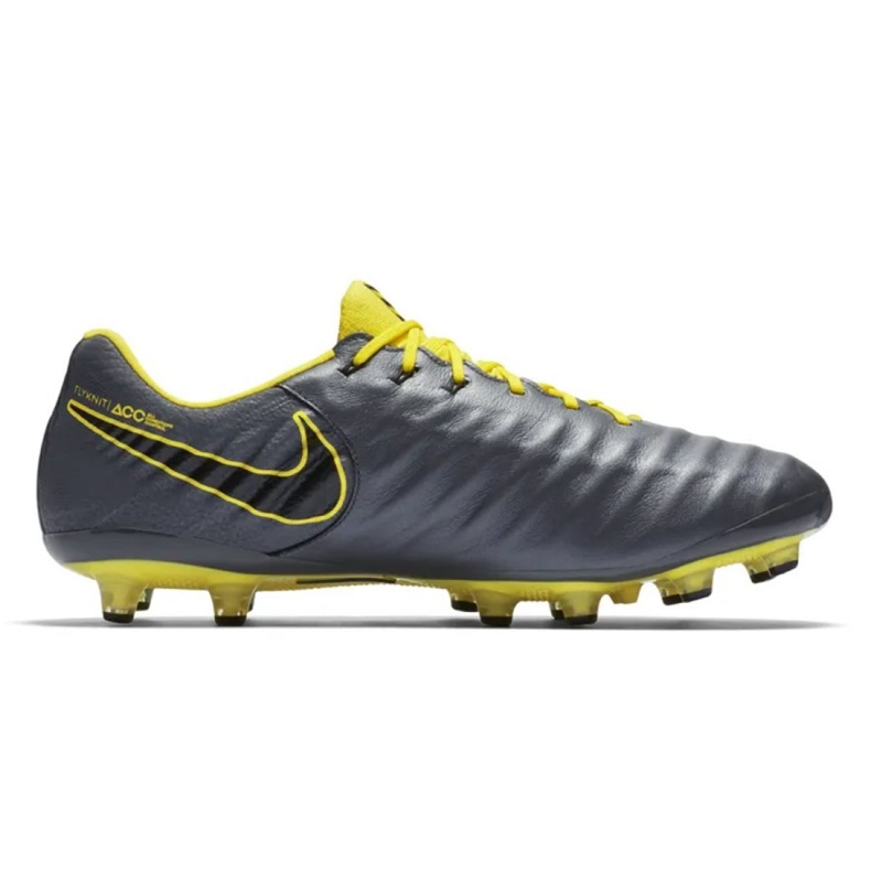 Chuteira Nike Tiempo Legend 7 Elite Ag Pro M AH7423-070 preto cinza 1