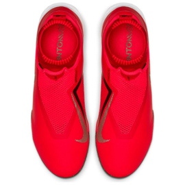 Sapatos de interior Nike React Phantom Vsn Pro Df Ic M AO3276-600 vermelho vermelho 2