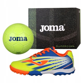 Chuteiras Joma Super Copa Jr Tf SCJS.911.TF + Bola grátis multicolorido 1 Chuteiras Joma Super Copa Jr Tf SCJS.911.TF + Bola grátis multicolorido 1