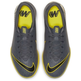 Sapatos de interior Nike Mercurial VaporX 12 Academy Gs Ic Jr AJ3101-070 cinza cinza 2