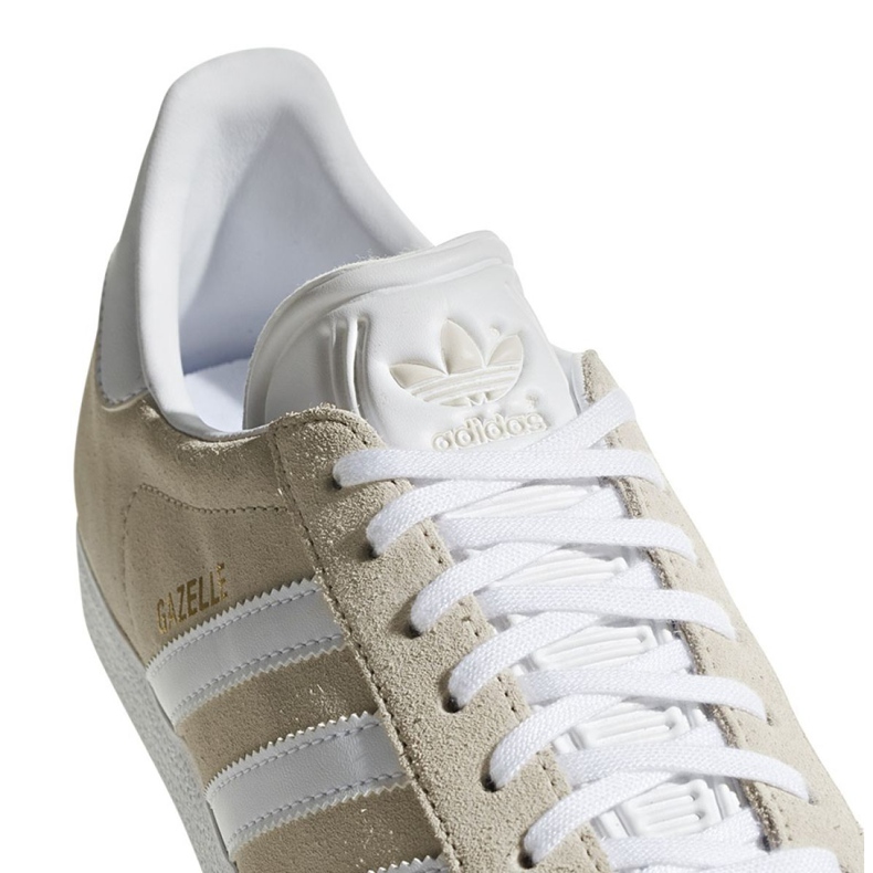 Sapatos Adidas Originals Gazelle W B41646 bege 2