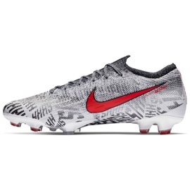 Chuteiras Nike Merurial Vapor 12 Elite Neymar Fg M AO3126-170 branco cinza 1