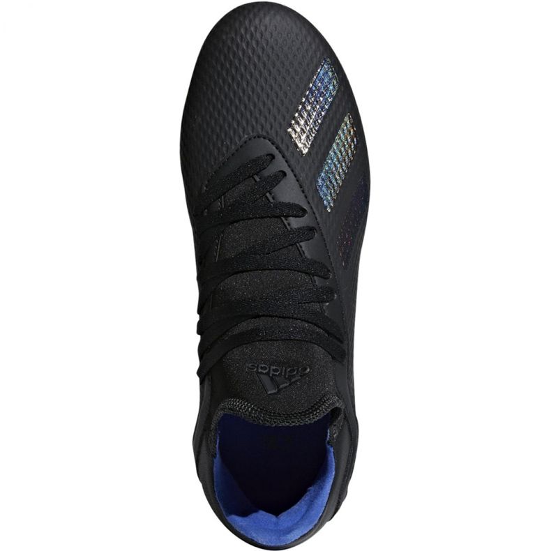 Chuteiras Adidas X 18.3 Fg Jr D98184 multicolorido preto 1 Chuteiras Adidas X 18.3 Fg Jr D98184 multicolorido preto 1
