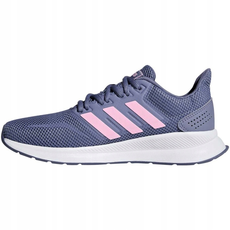Tênis de corrida adidas Falcon K Jr F36541 roxo 1