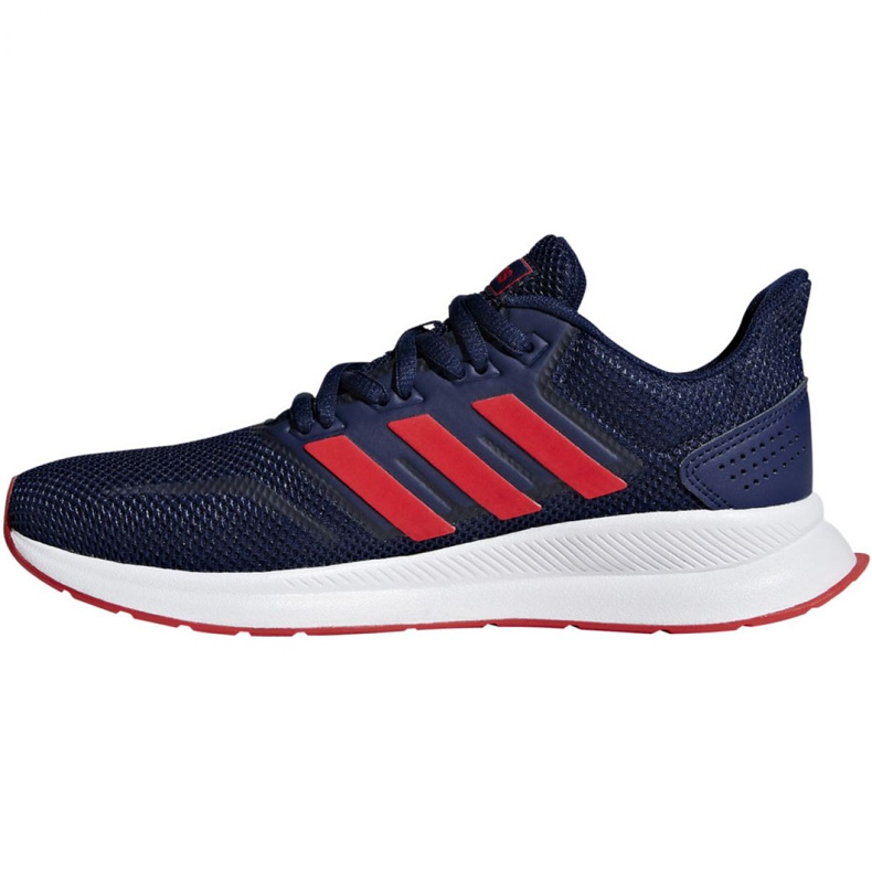 Tênis de corrida adidas Falcon K Jr F36543 azul marinho 1