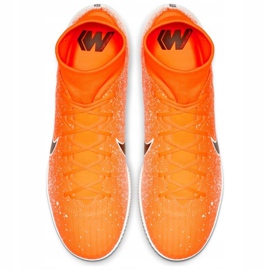 Sapatos de interior Nike Merurial Superflyx 6 Academy Ic M AH7369-801 multicolorido laranja 2