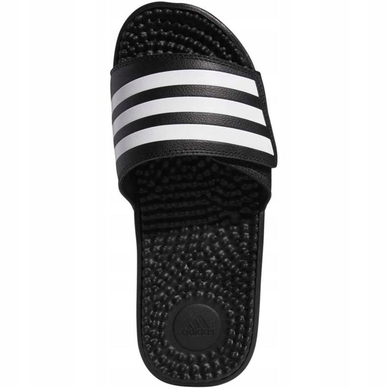 Chinelos Adidas Adissage Tnd M F35565 branco preto 1