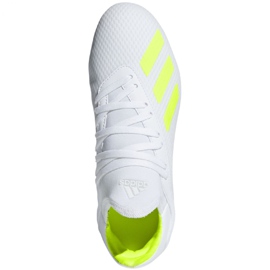 Chuteiras Adidas X 18.3 Fg Jr BB9372 multicolorido branco 1