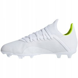 Chuteiras Adidas X 18.3 Fg Jr BB9372 multicolorido branco 2