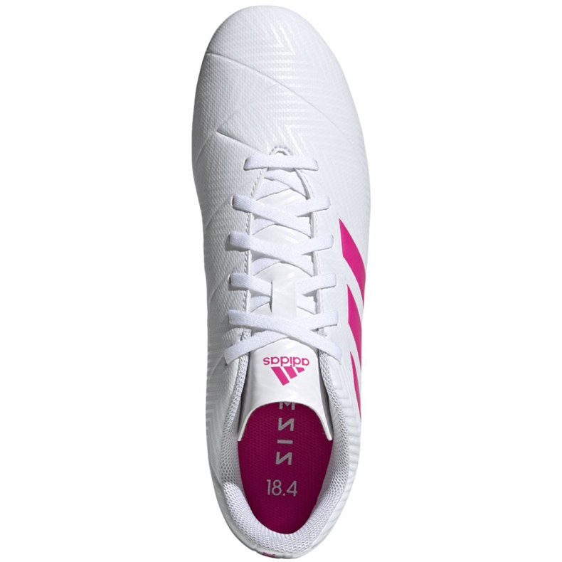 Chuteiras Adidas Nemeziz 18.4 FxG M D97990 multicolorido branco 1