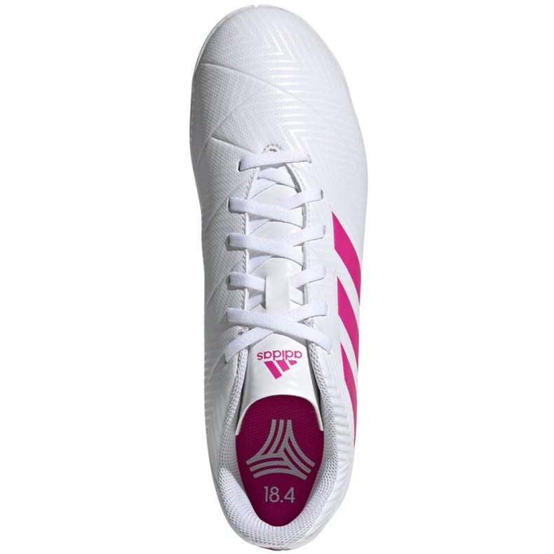 Sapatos de interior adidas Nemeziz 18,4 em M D97995 branco branco 1