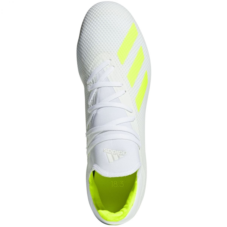 Chuteiras Adidas X 18.3 Fg M BB9368 branco branco 1