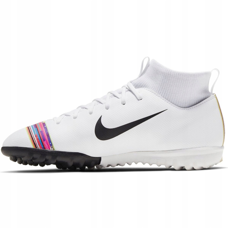 Chuteiras Nike Mercurial Superfly X 6 Academy Tf Jr AJ3112-109 multicolorido branco 1