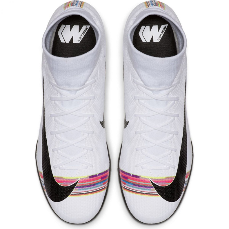Chuteiras Nike Mercurial Superfly X 6 Academy Tf M AJ3568-109 multicolorido branco 2 Chuteiras Nike Mercurial Superfly X 6 Academy Tf M AJ3568-109 multicolorido branco 2