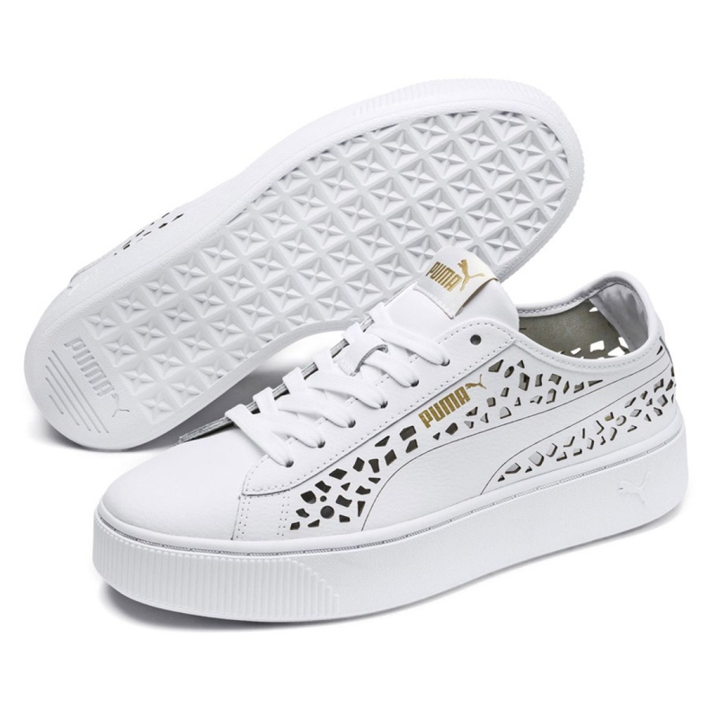 Puma Vikky Stacked Laser Cut 369378 02 branco 2