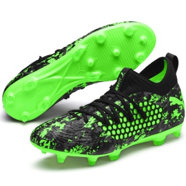 Chuteira Puma Future 19.3 Netfit Fg Ag M 105539 04 multicolorido preto 1