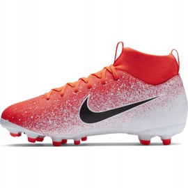 Chuteiras Nike Mercurial Superfly 6 Academy Mg Jr AH7337-801 multicolorido vermelho 2