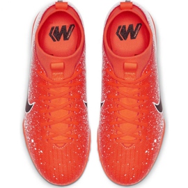 Chuteiras Nike Mercurial Superfly X 6 Academy Tf Jr AH7344-801 multicolorido laranja 1 Chuteiras Nike Mercurial Superfly X 6 Academy Tf Jr AH7344-801 multicolorido laranja 1
