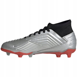 Chuteiras Adidas Predator 19.3 Fg Jr G25795 multicolorido prata 1