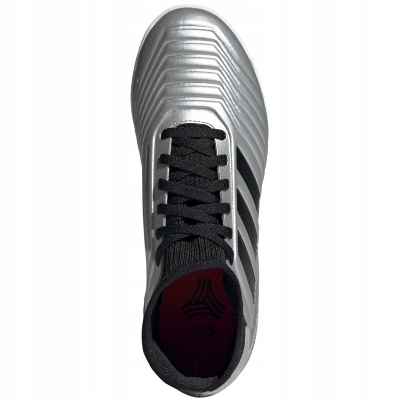 Sapatos de interior adidas Predator 19.3 In Jr G25806 cinza prata 2