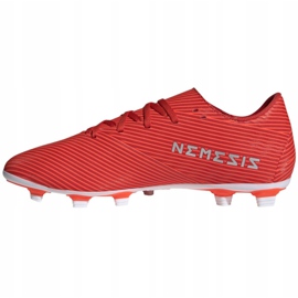 Chuteiras Adidas Nemeziz 19.4 FxG M F34393 vermelho vermelho 2