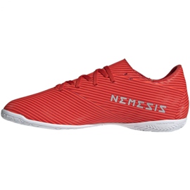 Sapatos de interior adidas Nemeziz 19.4 In M F34528 vermelho vermelho 2