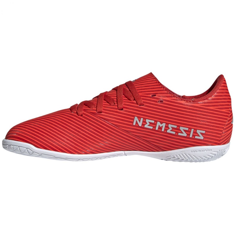 Chuteiras Adidas Nemeziz 19.4 In Jr F99938 vermelho vermelho 2 Chuteiras Adidas Nemeziz 19.4 In Jr F99938 vermelho vermelho 2