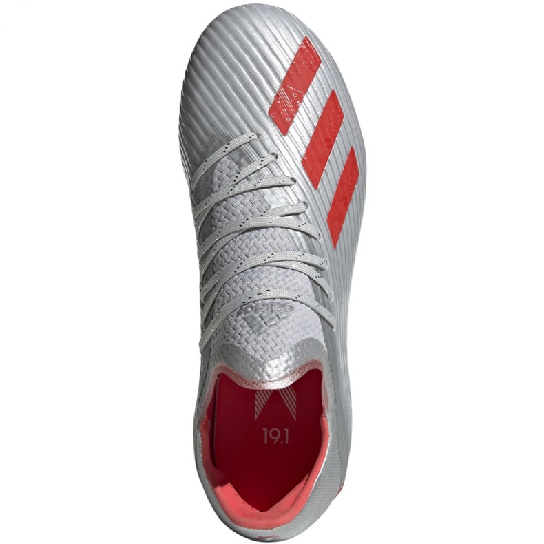 Chuteiras Adidas X 19.1 Fg Jr F35683 cinza cinza 2