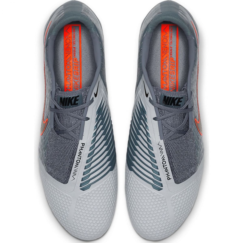 Chuteiras Nike Phantom Venom Elite Fg M AO7540-008 cinza cinza 1