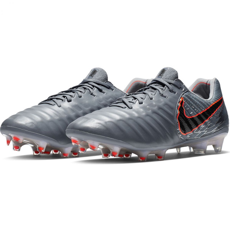 Chuteiras Nike Tiempo Legend 7 Elite Fg M AH7238-408 cinza cinza 2