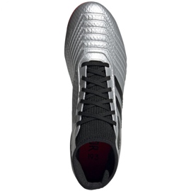 Chuteiras Adidas Predator 19.3 Fg M F35595 vermelho prata 2