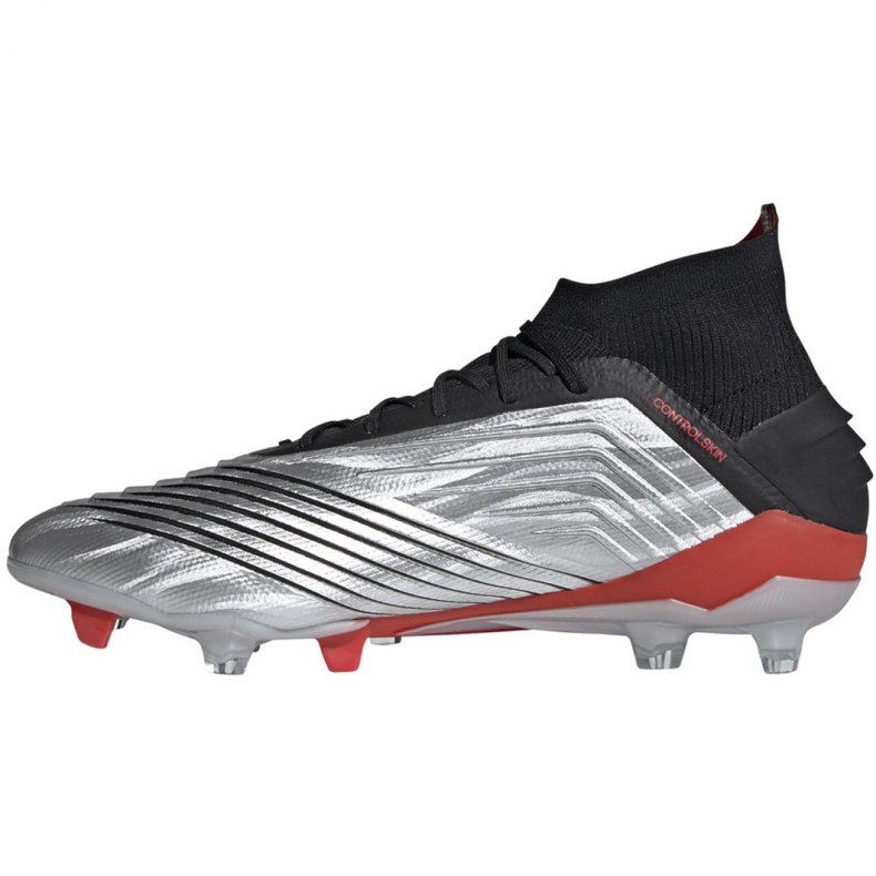 Chuteiras Adidas Predator 19.1 Fg M F35607 cinza prata 1