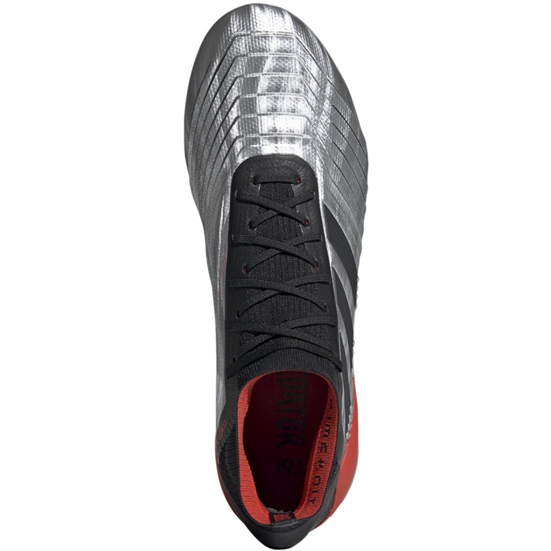 Chuteiras Adidas Predator 19.1 Fg M F35607 cinza prata 2