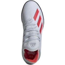 Chuteiras Adidas X 19.3 Tf Jr F35358 branco branco 2 Chuteiras Adidas X 19.3 Tf Jr F35358 branco branco 2