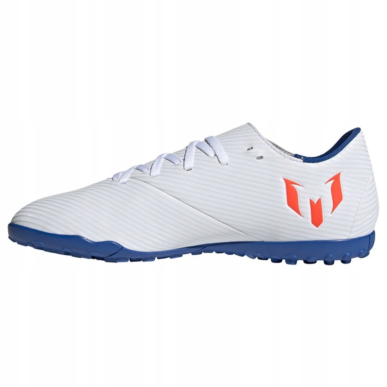 Chuteiras Adidas Nemeziz Messi 19.4 Tf M F34549 multicolorido branco 1