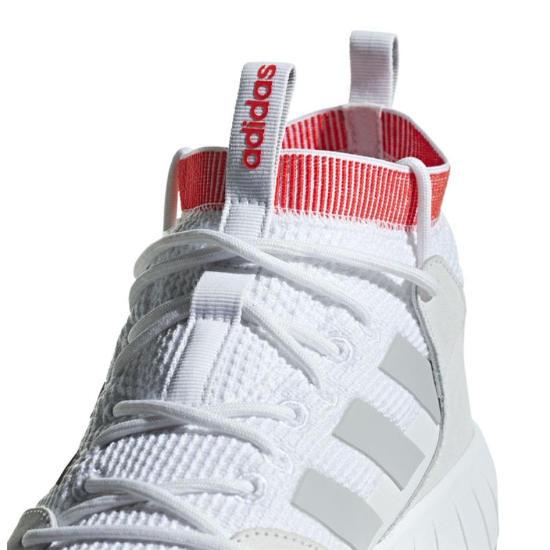 Sapatos Adidas Questarstrike Mid M G25775 branco vermelho 2
